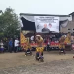 TPD dan Relawan Ganjar-Mahfud Gelar Seni Budaya Kuda Lumpingan di Kecamatan Jati Agung