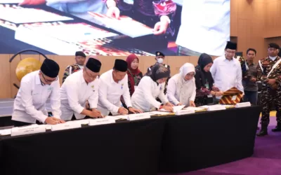 Unila dan PWNU Provinsi Lampung Teken MoU Implementasi Gerakan Keluarga Maslahat NU