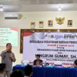 Organisasi Kepemudaan Kecamatan Kalirejo Usulkan Perbaikan Jalan Kepada Ketua DPRD Provinsi Lampung