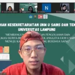 UKM-U Saintek Unila Gelar Pelatihan Kesekretariatan untuk Anggota