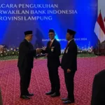 Gubernur Arinal Hadiri Pengukuhan Junanto Herdiawan sebagai Kepala BI Provinsi Lampung
