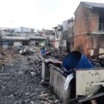 Kebakaran Hanguskan 75 Petak Kontrakan dan 20 Rumah di Palmerah, Jakarta Barat