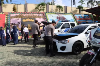 Siap Laksanakan Operasi Keselamatan Krakatau 2024, Polres Tanggamus Gelar Pasukan