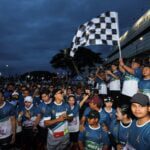 Gubernur Arinal dan Ibu Riana Bersama Ribuan Peserta Ramaikan Lampung Half Marathon 2024