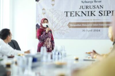 Rektor Sapa Keluarga Besar Teknik Sipil, Dorong Menuju Akreditasi Internasional