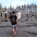 Kondisi Desa Pumpente dan Laingpatehi Rusak Berat Usai Erupsi Gunung Ruang