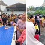 Riuh... Mileanials Gelar Fun Game di Tanjung Raya