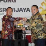 Gubernur Arinal Gelar Silturahmi dan Ramah Tamah dengan Pangdam II/Sriwijaya di Mahan Agung