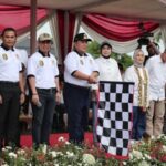 Gubernur Arinal Lepas Kirab Marching Band dan Karnaval Pawai Kendaraan Hias dalam Rangka HUT ke-60