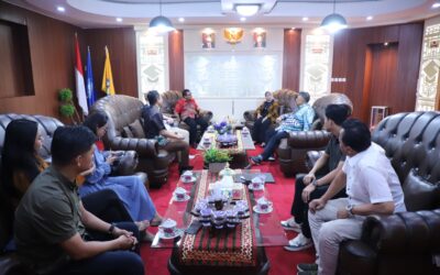 Rektor Terima Audiensi Lampung Post Sambut Hari Jadi ke-50