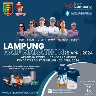 Pemerintah Provinsi Lampung kembali Gelar Lampung Half Marathon
