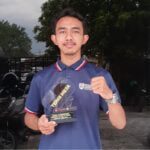 Abdurrahman Aufa Raih Juara 3 Kejuaraan Tenis Meja BEM STIE Dwi Sakti di Baturaja