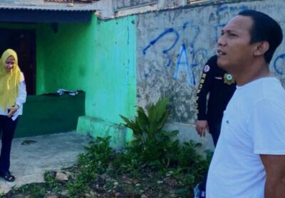 Ketua DPD KNPI Provinsi Lampung, Iqbal Ardiansyah Meninjau Lokasi Kebakaran