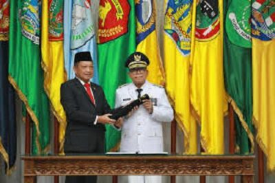 Mendagri Tito Karnavian Lantik Staf Ahli Kemenpora Samsudin sebagai Pj. Gubernur Lampung di Jakarta