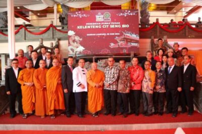 Sekdaprov Fahrizal Hadiri Peresmian Klenteng Umat Buddha Cit Seng Bio oleh Dirjen Bimas Buddha Kemenag RI Supriyadi