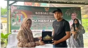 Anggota Komisi 2 DPRD Hanifah Berharap Nilai-nilai Pancasila Membudaya di Desa Durian Pesawaran