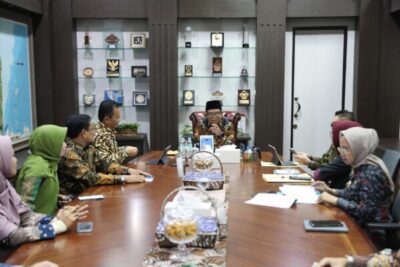 Pj. Gubernur Samsudin Terima Kunker Kepala Badan BPS Provinsi Lampung