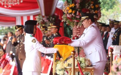 Kota Baru Jadi Saksi Sejarah: Penjabat Gubernur Lampung Pimpin Upacara HUT Ke-79 RI Pertama di Kota Baru