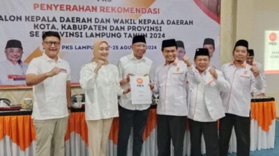 PKS Resmi Usung Pasangan Muda Mirza-Jihan untuk Pilgub Lampung 2024