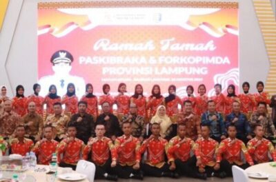 Pj. Gubernur Lampung Gelar Ramah Tamah Bersama Paskibraka