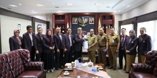 Pj. Gubernur Samsudin Terima Kunjungan Jajaran Pengurus PPNI Lampung