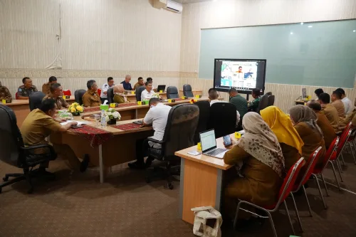 Pemprov Lampung Ikuti Rakor Pengendalian Inflasi dan Antisipasi Bencana Hidrometeorologi