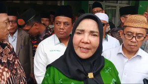 Walikota Bandar Lampung Hj. Eva Dwiana Membuka Muskercab I PCNU Kota Bandar Lampung