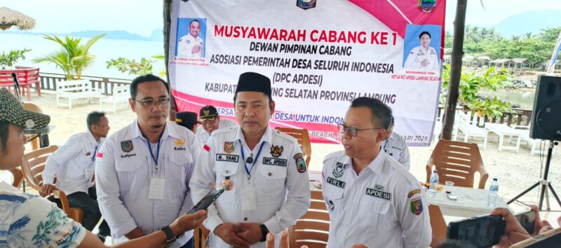 Muhammad Yani Pimpin Apdesi Kab. Lampung Selatan 2025-2030, Terpilih Secara Aklamasi!
