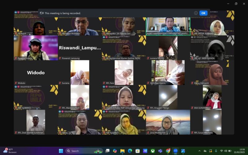 FKIP UNILA Gelar Pengenalan Sistem Akademik Pascasarjana Jalur RPL Angkatan I Semester Genap Tahun Akademik 2024-2025