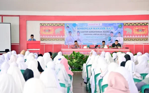 402 Jemaah Calon Haji dari Lampung Selatan Ikuti Bimbingan Manasik Haji