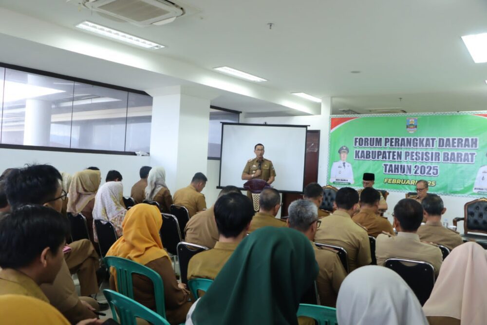 PJ. Sekda Jon Edwar Buka Kegiatan Forum Perangkat Daerah Tahun 2025