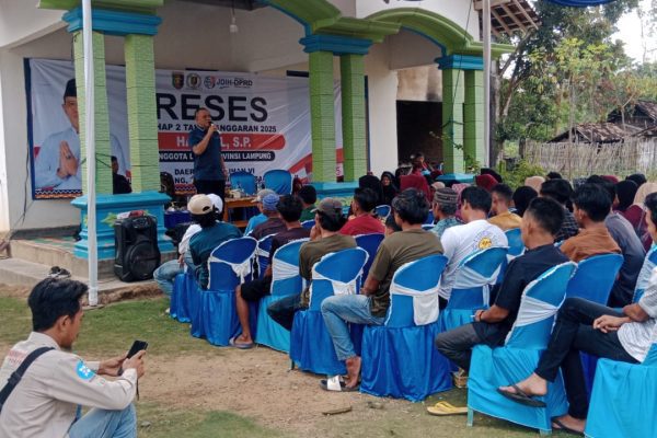 Reses Tahap II 2025, Hanifal Serap Aspirasi Warga Tiyuh Way Sido Tubaba