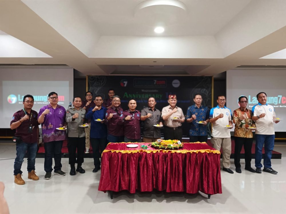 Foto Lampung7.com Rayakan HUT ke-11, Teguhkan Komitmen Sinergitas untuk Lampung Kuat, Menuju Indonesia Emas 2045
