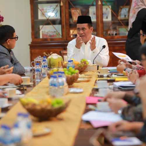 Gubernur Lampung dan 4 Bupati Temui Mentan, Perjuangkan Harga Layak untuk Petani Singkong