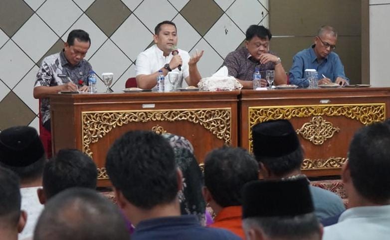 Bupati H M Syukur Pimpin Rakor Alokasi Dana Transfer Daerah