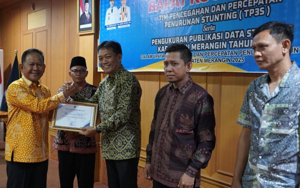 Wabup H A Khafid Buka Rakor (TP3S) Merangin