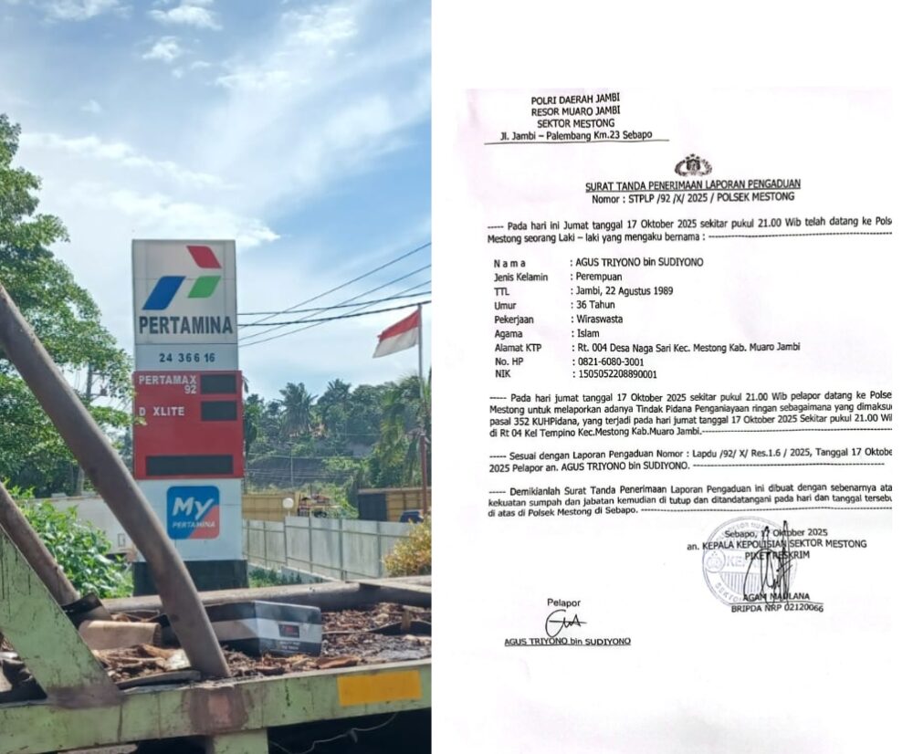 Supir Ekspedisi Diduga Dikeroyok di SPBU Tempino, Warga Keluhkan Aktivitas Pelangsir BBM