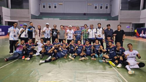 Tim Futsal Lampung Hancurkan Setjen KPU 10–0, Puncaki Klasemen Bapor KORPRI 2025