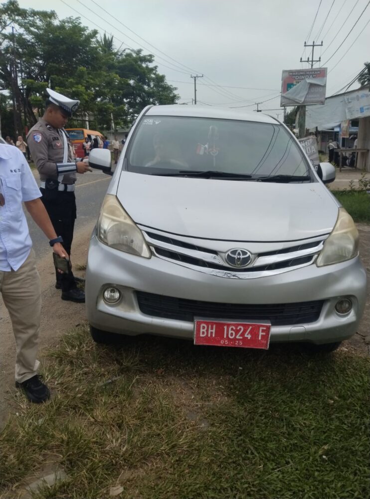 Kendaraan Dinas Plat Merah Milik Dinas Pendidikan Terjaring Razia Pajak di Merangin