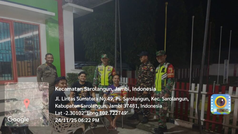 Wujudkan Lingkungan yang Aman dan Kondusif, Aktif Laksanakan Patroli