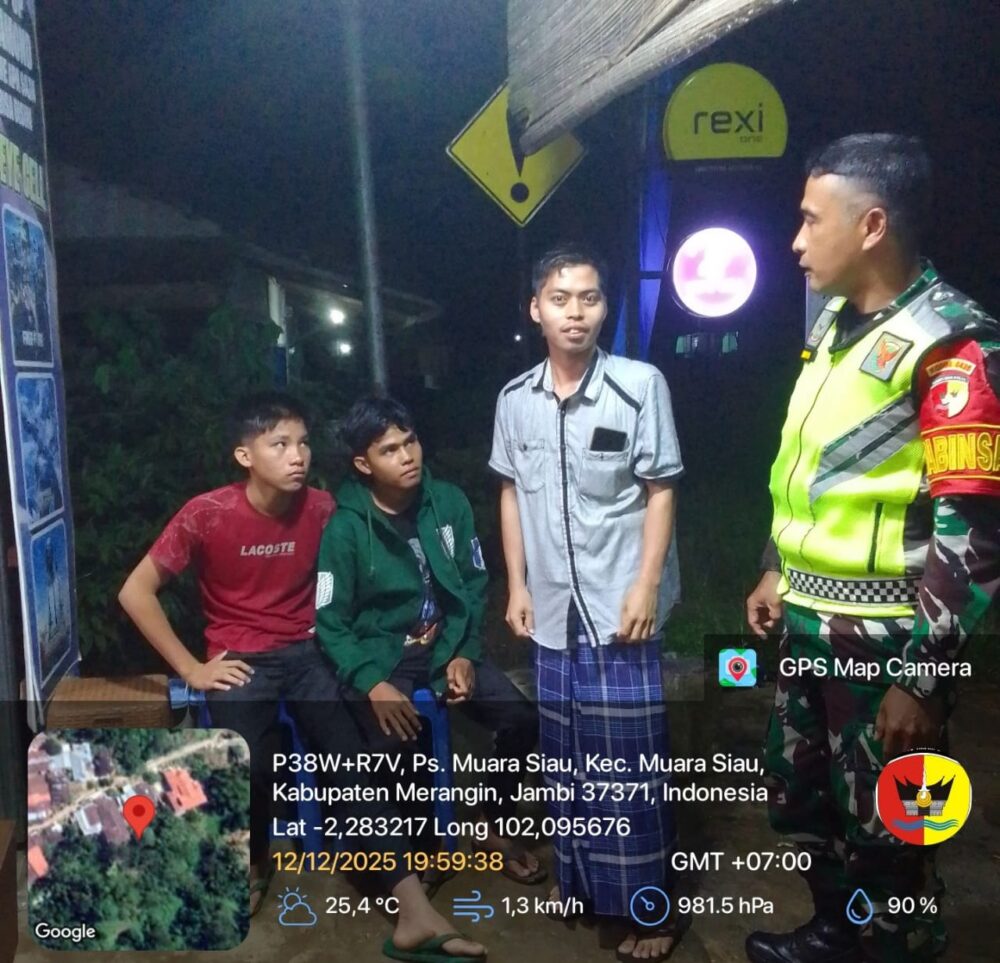 KOMUNIKASI SOSIAL (KOMSOS) MALAM KORAMIL 420-06/MUARA SIAU BERJALAN AMAN DAN LANCAR
