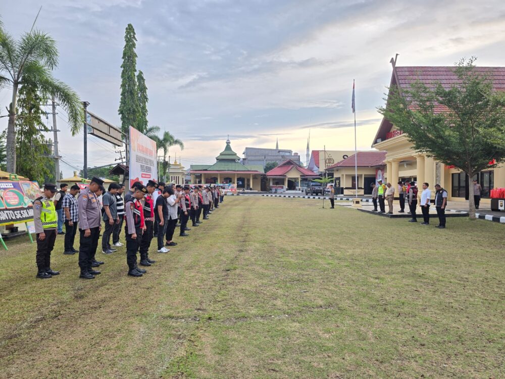 Polres Merangin Terjunkan Ratusan Personil Gabungan, Amankan Perayaan Pergantian Tahun