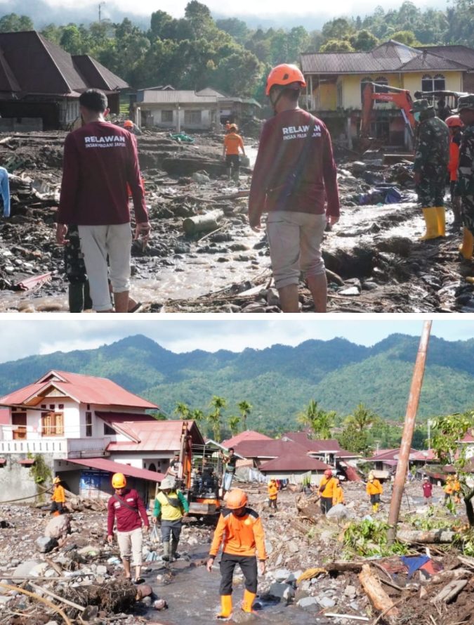 Relawan Insan Madani Jambi Salurkan Bantuan untuk Korban Banjir dan Longsor di Malalak, Sumatera Barat