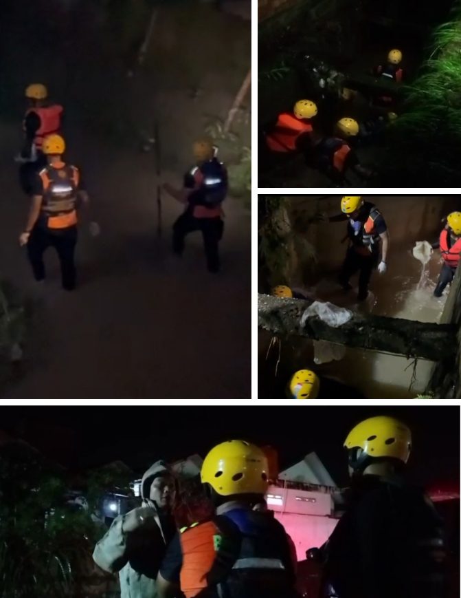 “Anak 5 Tahun Hilang, Diduga Terseret Arus Drainase di Perumahan Jambi – Tim SAR Sedang Cari”