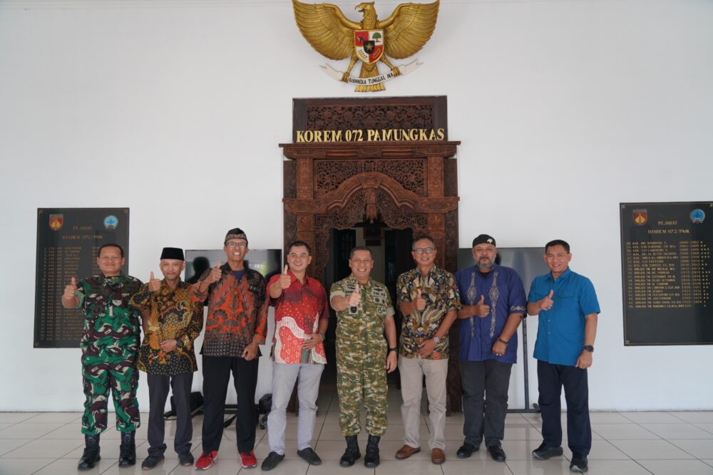 Danrem 072/Pamungkas Terima Audiensi Paguyuban Trah Pangeran Diponegoro