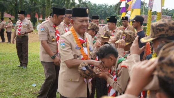 Sambut Ramadan, Wabup A. Khafidh Buka Perkemahan PMR di Lantak Seribu