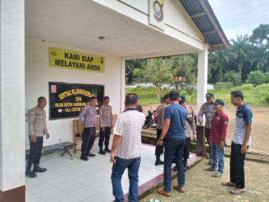 Mengisi Hari Libur, Kapolres Merangin Sambangi Masyarakat Desa Tambang Emas 