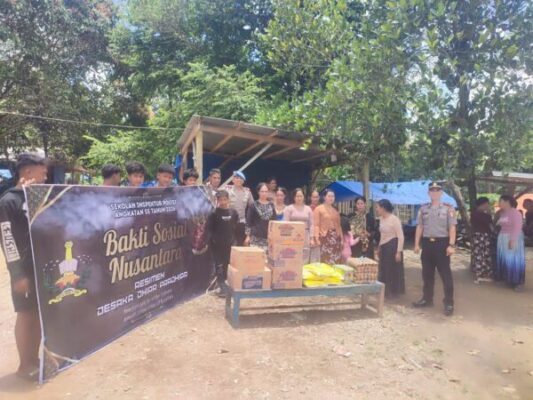 Bakti Sosial Polri Turun ke Pedalaman SAD Jambi, Siswa Setukpa Lemdiklat Polri Tunjukkan Kepedulian Nyata