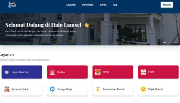 Cukup Kirim “Hallo”, Warga Bisa Adukan Keluhan Lewat Layanan Digital Hallo Lamsel