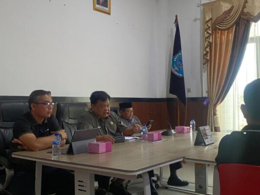 Sekda Zulhifni Pimpin Rapat Pembentukan Satgas Angkutan Batubara